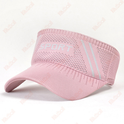 girl empty top hat visor